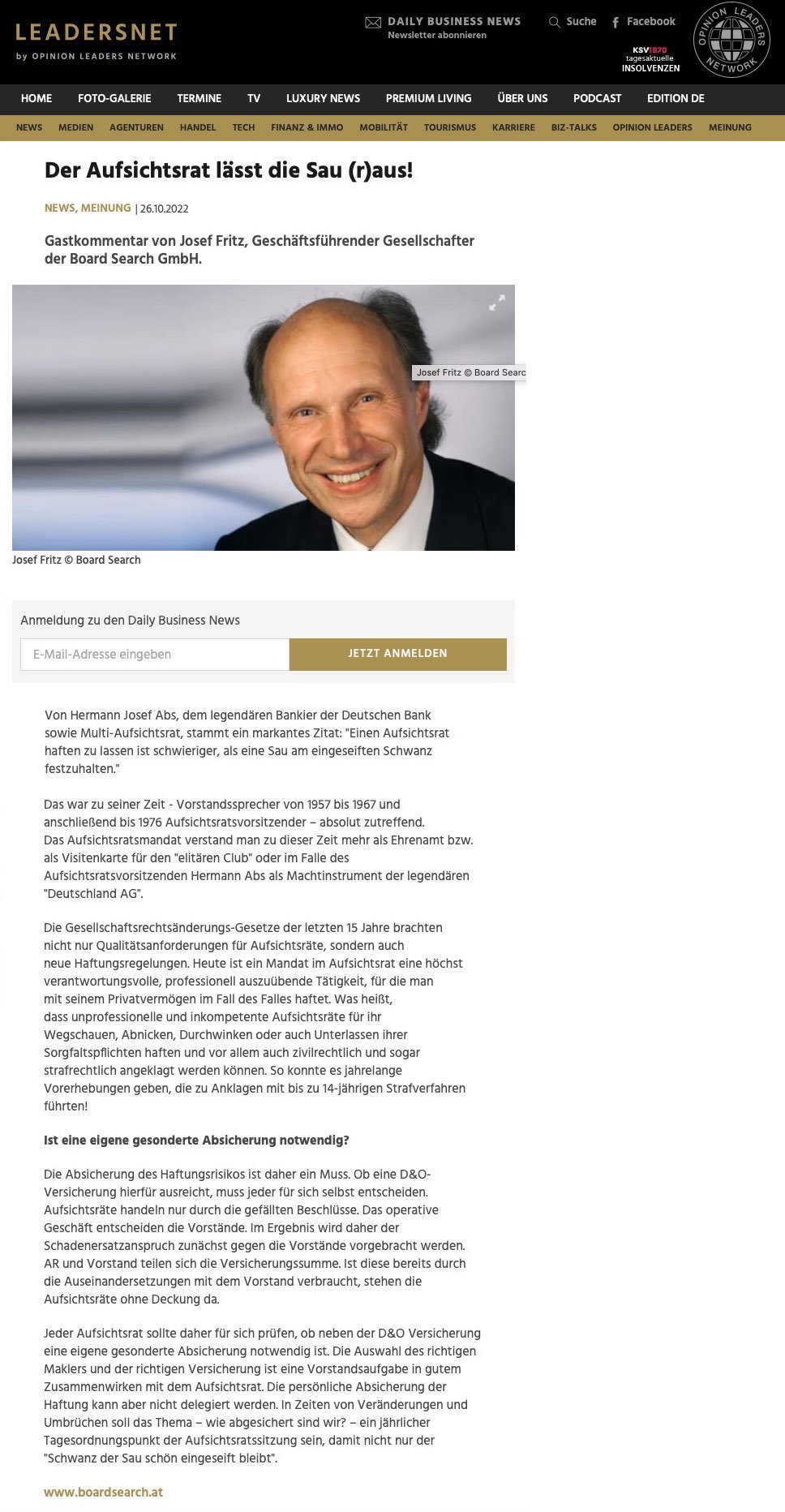 Der AR lässt die Sau raus